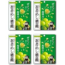 Amazon | 5個セット【忍者めし 鉄の鎧・グレープ味 】UHA 味覚糖 忍者